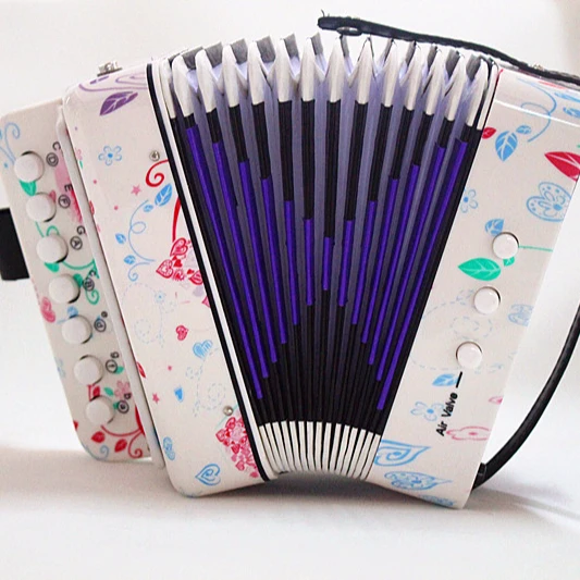 Junior children 7 key 2 bass  popular mini musical toy accordion for sale