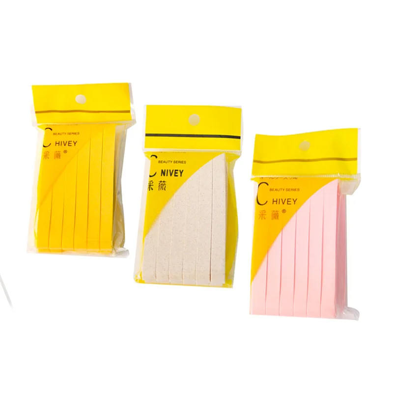 Custom Logo Candy Color Bar Shaped Soft Magic Face Cleaning Cosmetic Puff Makeup Sponge