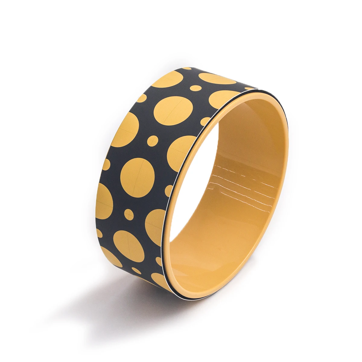 2023 Hot Sale Eco Friendly Non Slip Fitness Bcak Pain Fitness Foam Yoga Roller Custom PU Yoga Wheel