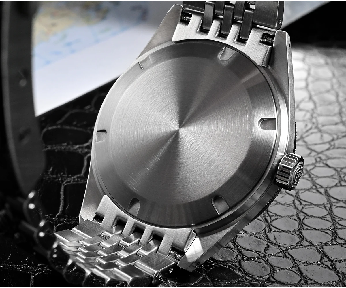 Wholesale custom factory price luxury world timer bezel classical 20atm mechanical automatic Men Diving NH34 GMT Watch for sale