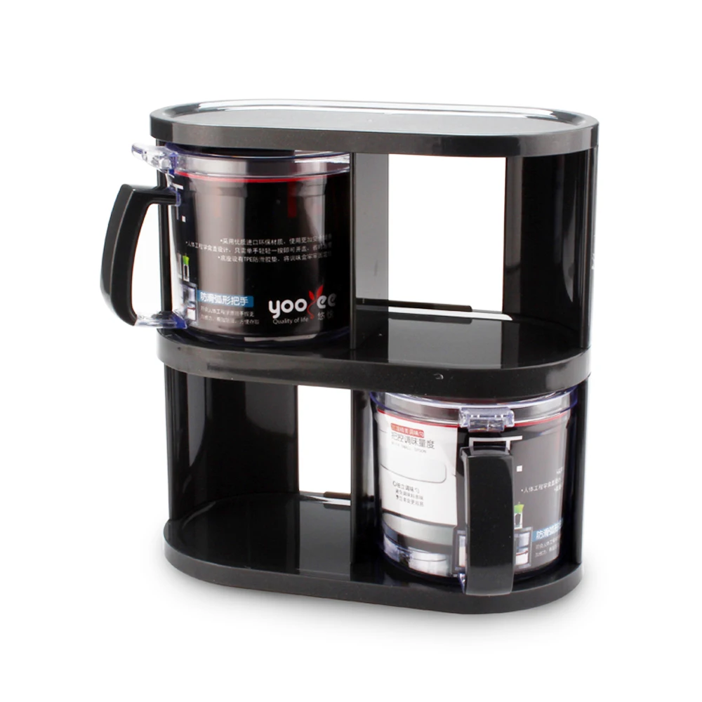 Spice Jars Hot Selling Plastic 4 Pieces Storage Bottles & Jars,herb & Spice Tools Salt Pigs, Cellars & Servers Acceptable Cover