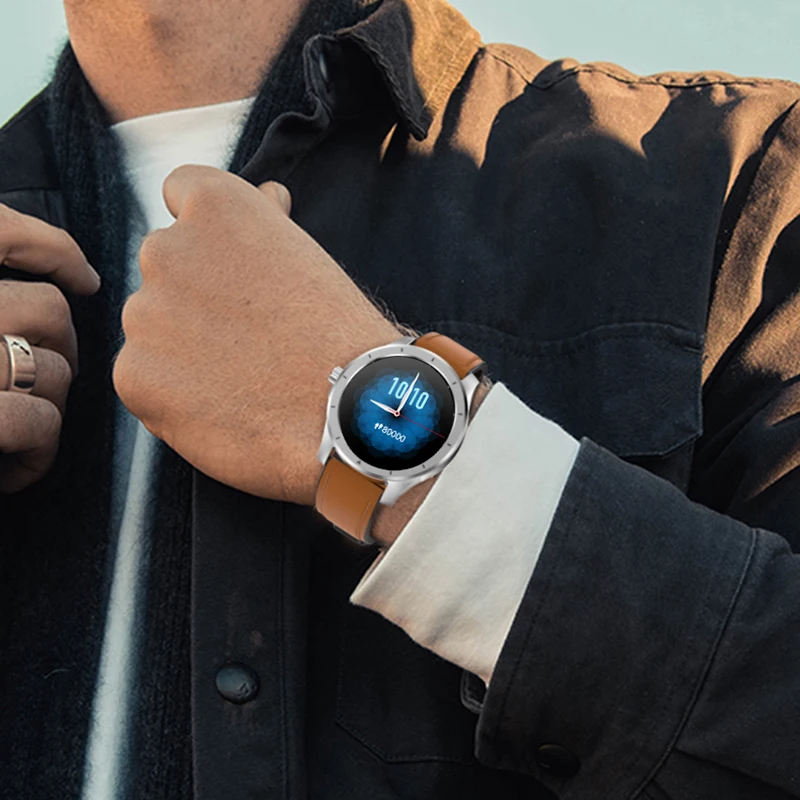 Factory Sale 1.28 inch IPS touch screen heart rate and blood pressure detection sports smart watch MX10