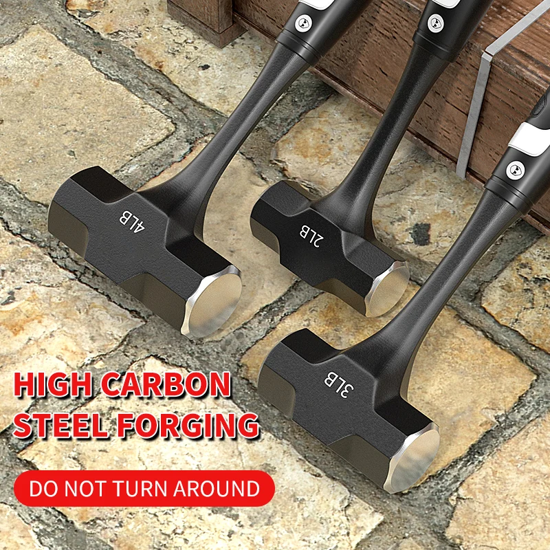 Heavy octagonal hammer multifunctional integrated hammer solid hammer tool