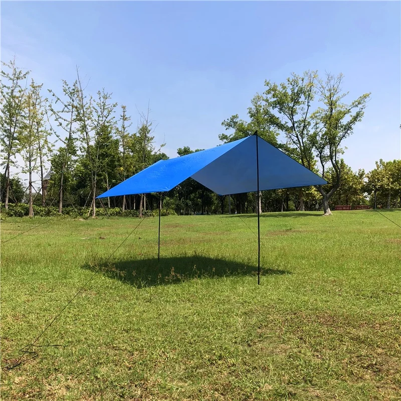 Mountain cattle Hot Selling 3X5M Waterproof Tent Hiking Waterproof Camping Tarp 190 T lightweight Sun Shelter