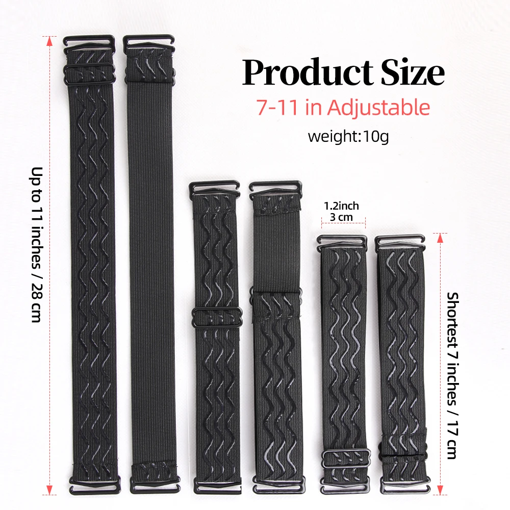 Custom Logo Wig Silicone Gripper Elastic Coated Belt Tape Webbing Soft Non-slip Ribbon Elastic Band