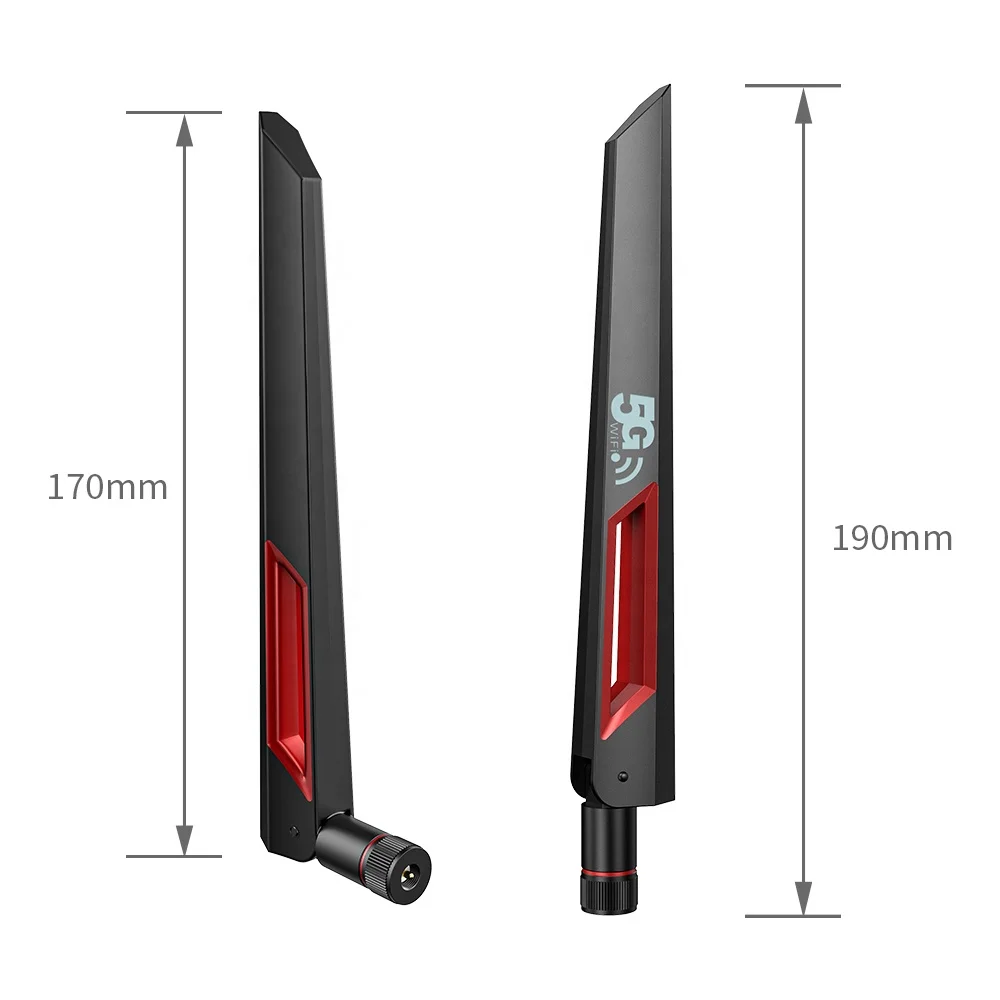New Style Omni Router external antenna wireless dual band  2.4g/5.8G WiFi antenna high gain rubber communication antenna