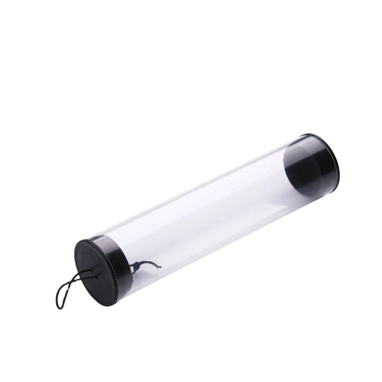 Hanging Acetate Clear Packaging Plastic Tubes , Plastic Cylinder Tube
