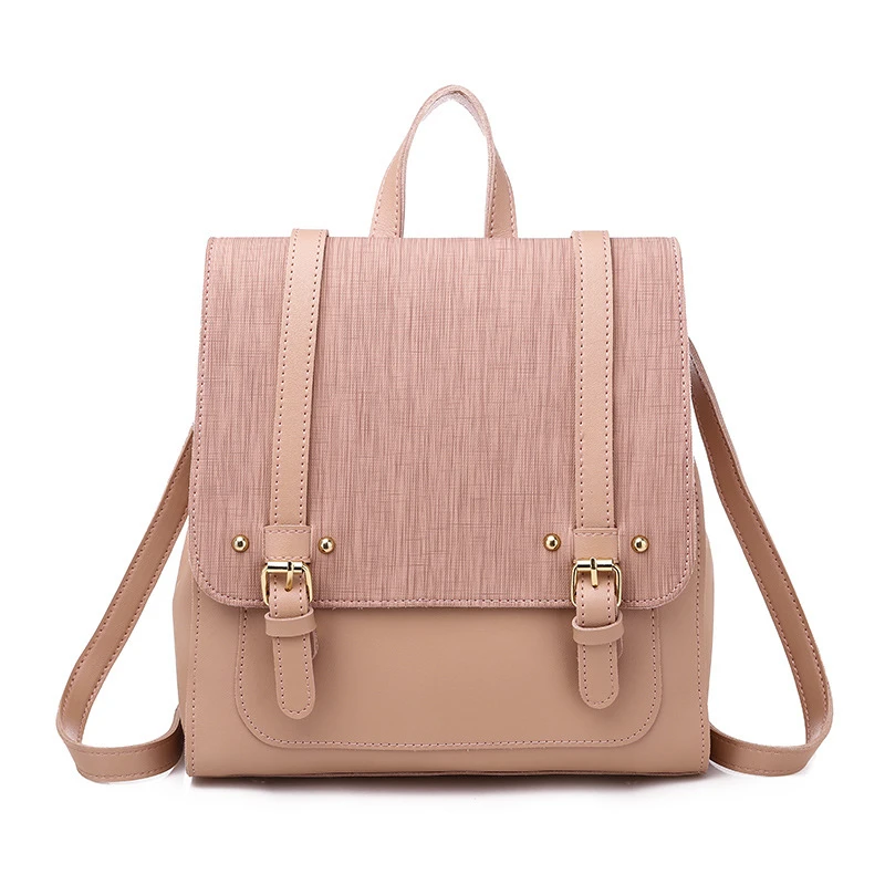 
mochilas 2021 New high quality leather backpacks Designer Women Backpack Soft Touch Multi-function Small Backpack Female Ladies Shoulder 