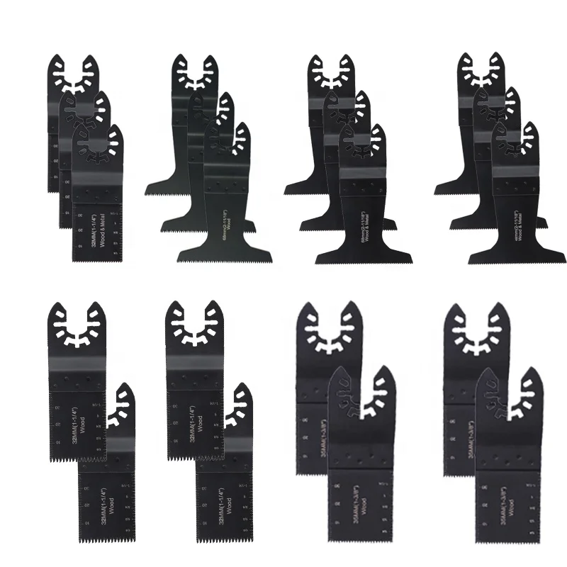 20 Metal Wood Oscillating Multitool Quick Release Saw Blades Fit Fein Multi master Porter Cable