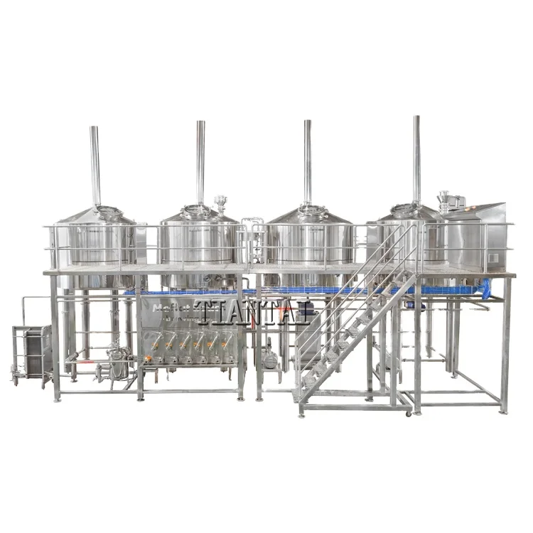 Tiantai Cost of 2000L craft beer brewery system to making beer