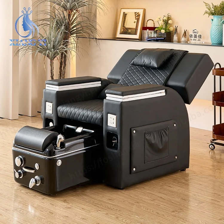 Modern Beauty Salon Reclining Massage Nail Manicure Table Foot Spa Pedicure Sofa Chair