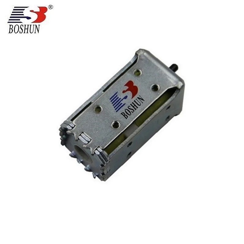 Hot Sales push  pull dc 12v long stroke micro solenoid single keep solenoids for textile machine