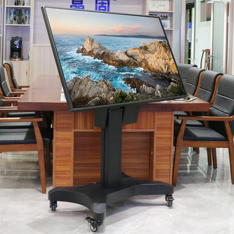 Remote Control electric flip up mobile TV Lift Swivel for All in one touch screen display For Training and education