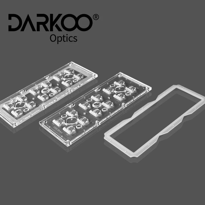 High Transmittance 5050 Module Optical Led Street Flood Light Replacement Lens Led 30 Degree 90 Beam Angle Projection Lamp Lens