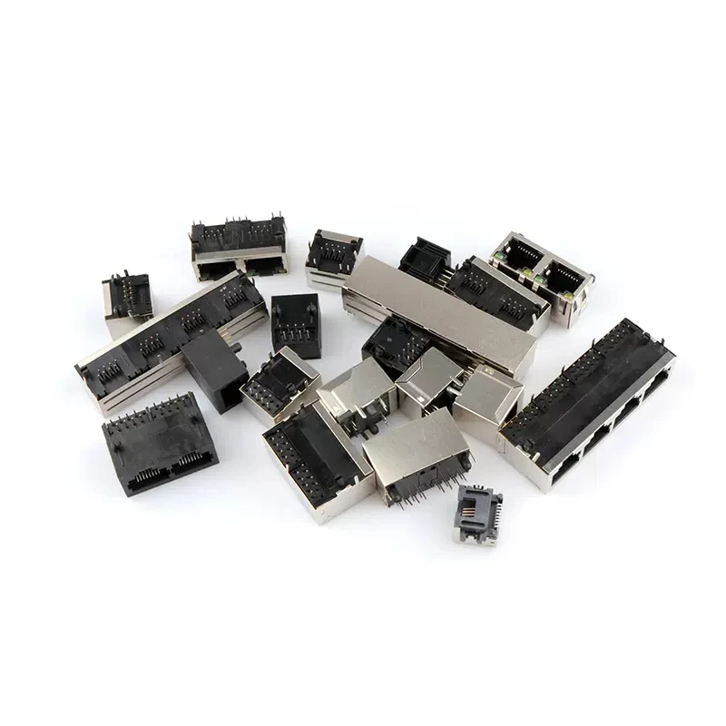 Вертикальный RJ-45 Сетевая розетка разъем водонепроницаемый Lan Cat7 Ethernet RJ45 проходят через со