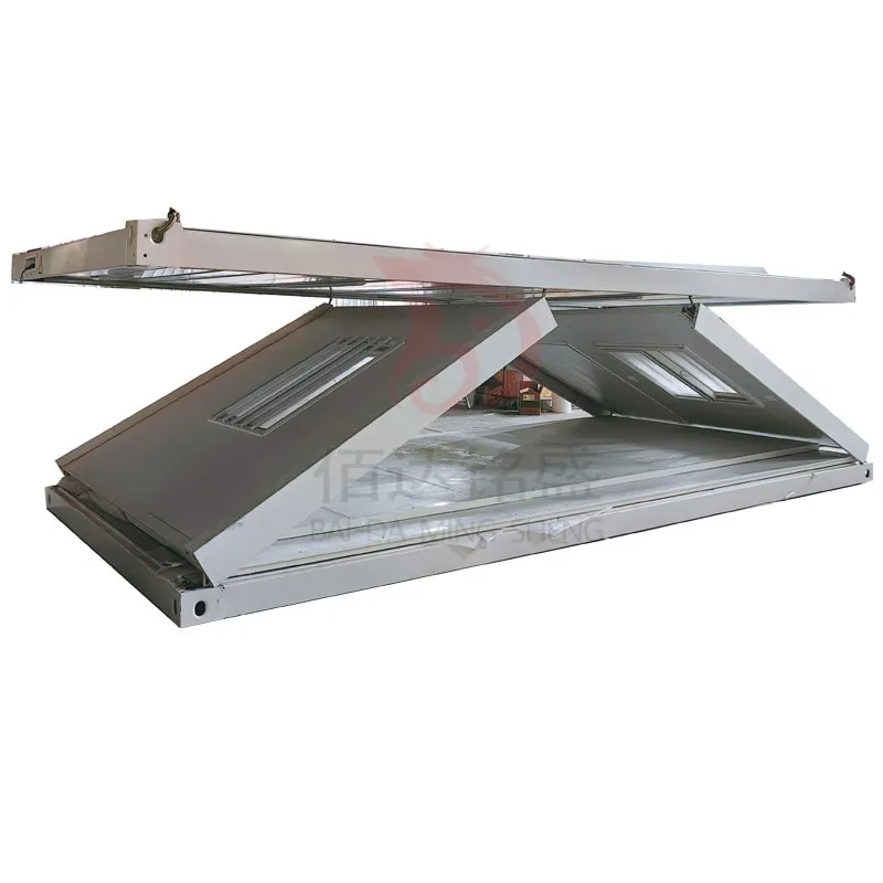 Modern Z Shaped Folding Expandable 20ft Office Light Steel United States Prefab House Luxury Flat Pack