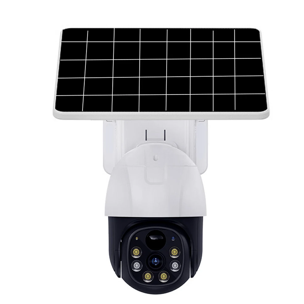 Wholesale Charging normally on rainy days 20 Meter Night Vision  4G Wifi Solar Panel Powered Remote Monitoring Ptz CCTV Camera