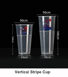 Digital Printing Custom Plastic Disposable PP Logo Boba Milk Smoothie Milkshake And Tea Cups Bubble Tea Cup With Lid