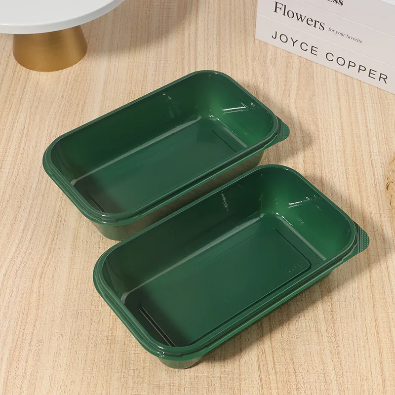 Plastic Bakery Containers Dessert Boxes Slice Sweet Clear Cake Packaging take out storage cake biscuit rectangular container