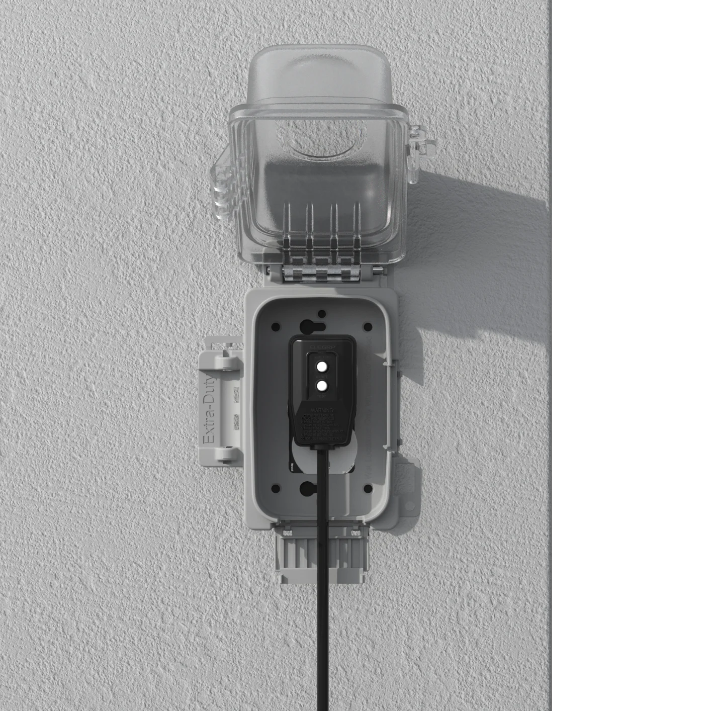 15 Amp 120V Auto Reset 2 Pin Power Cord UL listed Outdoor Heavy Duty gfci Plug Extension Cord