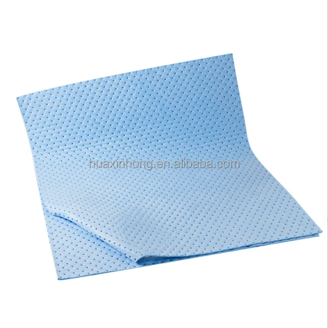 Blue Liquid Absorb Mat Surgical Room Safety Nonslip Absorbent Floor Mat