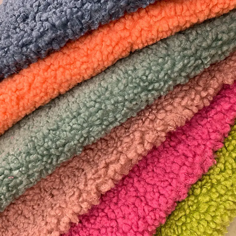 Wholesal 100% recycled polyster pur plush one side toy hometextile print printed jersey fabric