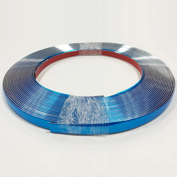 25MM Chrome Side Door Molding Trim Car Body Edge Strip Exterior Accessories with Protection Function