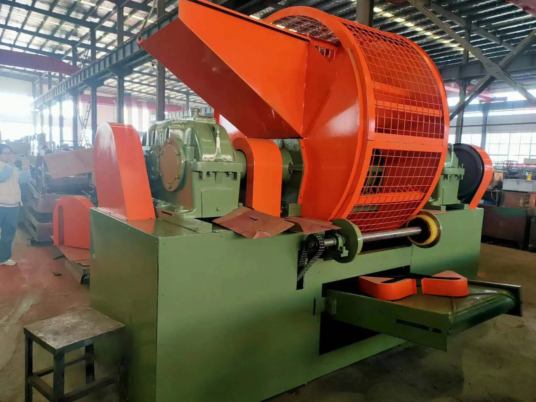Automatic Waste Tire Granulator Machines Recycling Production Line Tire Powder Recycling/Tyre Crusher