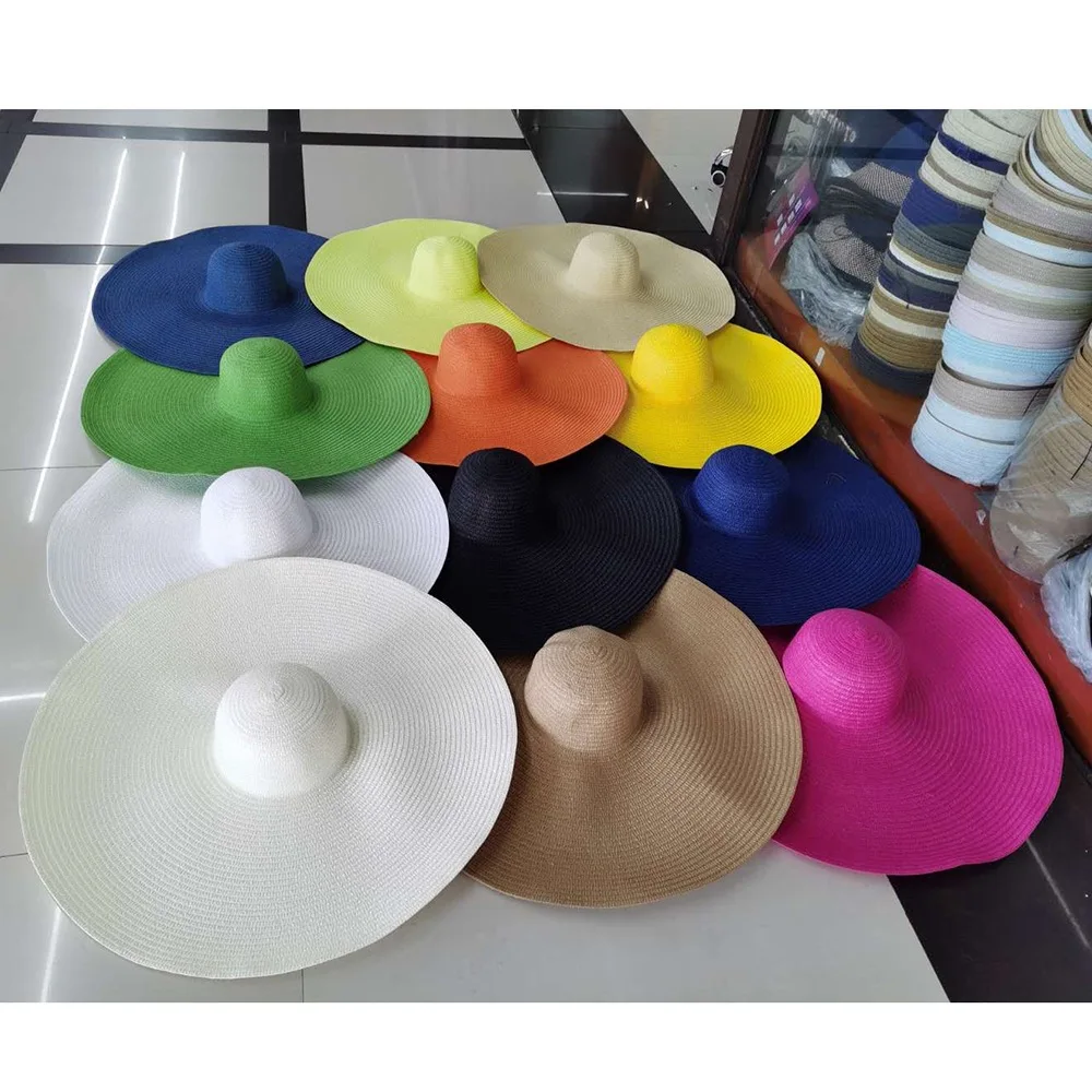 Шляпа из рафии с лентой и надписью, Женская Солнцезащитная шляпа с большими полями, Панама для отдыха на море, женская шляпа высокого качества