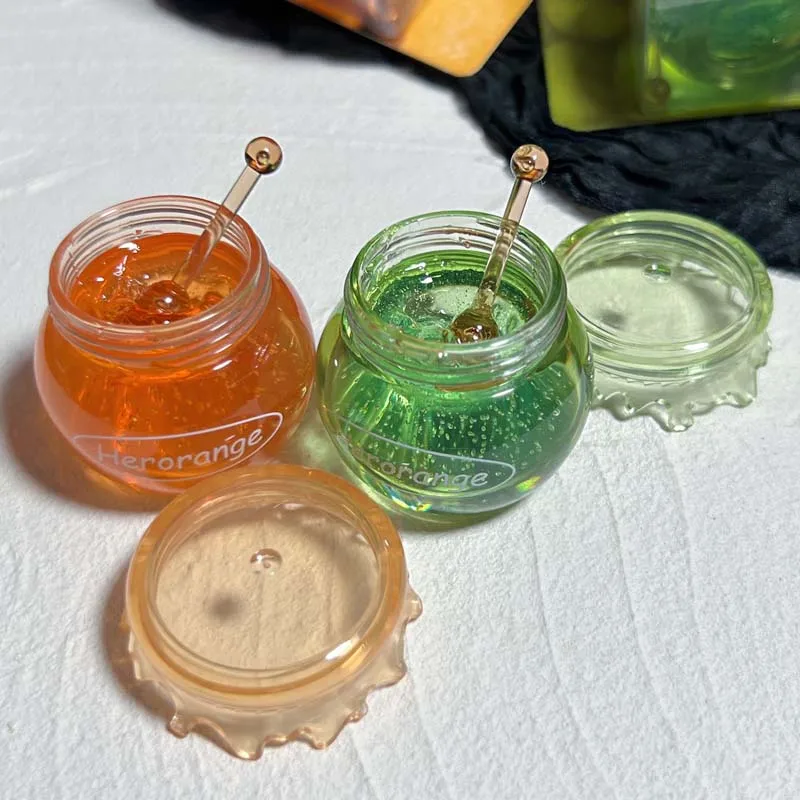 HERORANGE Honey Jar Lip Mask Moisturizing Preventing Dryness Cracking Reduce Lip Wrinkles Repair Lip Cream