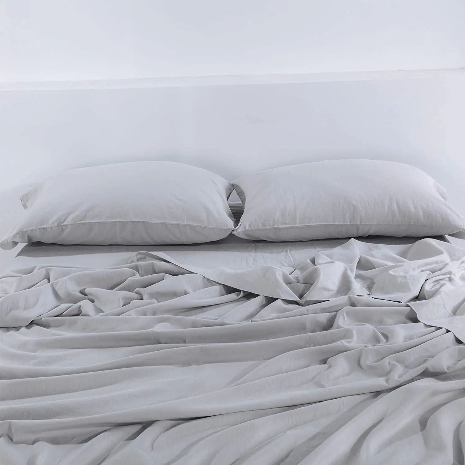 100% hemp fabric bedding sheet set for bedroom with low MOQ