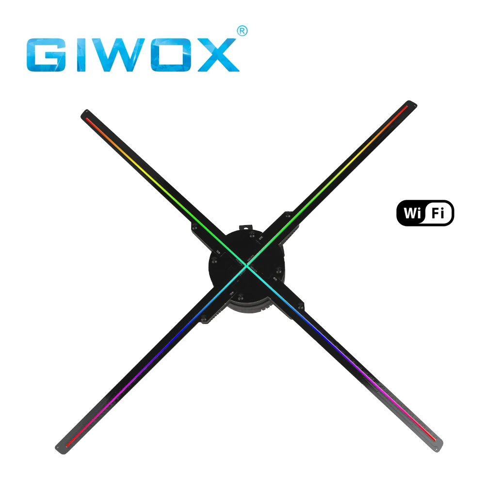 Giwox 3d голографический вентилятор видеопроектор 65SD высокое разрешение 3D светодиодный для внутреннего