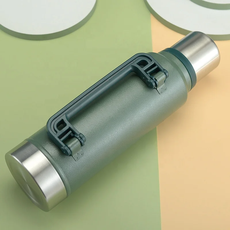 Wholesale 1.0L/1.4L/1.9L Stanley  copo termico outdoor travel water pot kettle south america insulation thermal flask bottle