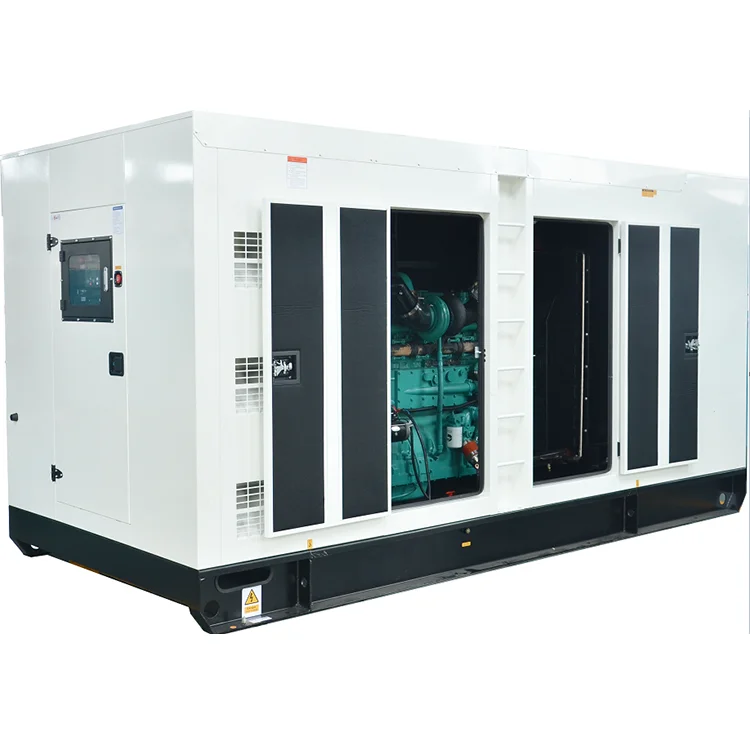ATS 50HZ 1500RPM 150KW-200KW three phase gas turbine generator silence type with cummins engine for