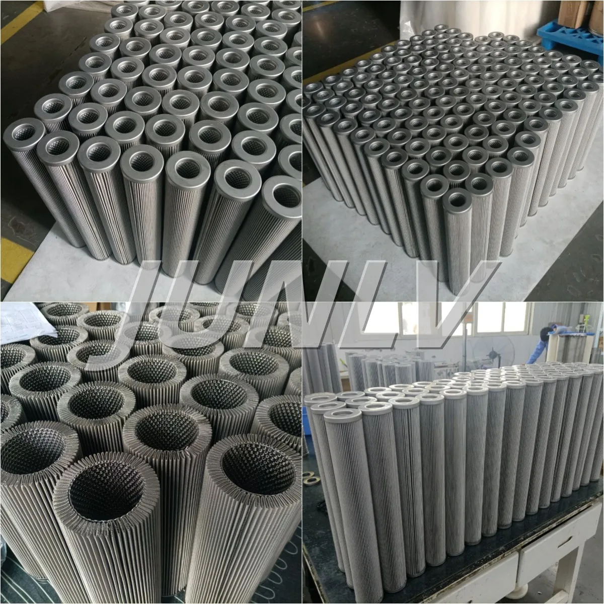 JUNLV Good Quality Stainless Steel Wire Mesh OEM 40 Micron Hydraulic Oil Filter Element