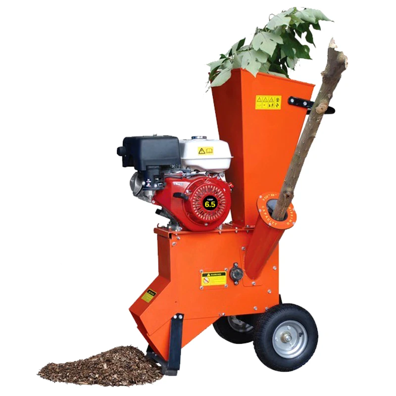 Commercial Wood Shredder 7hp Small Wood Chippers for Sale