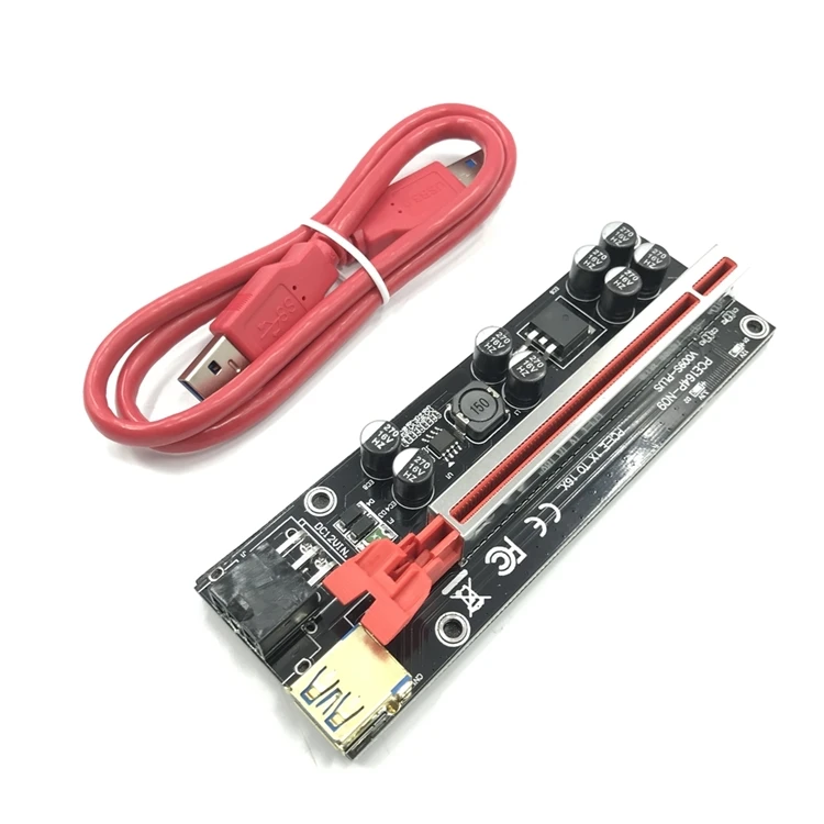 PCIE Riser VER009s gpu plus pci-e 1x до 16x usb 3 0 расширитель роста PCI Express ver 009s с 8
