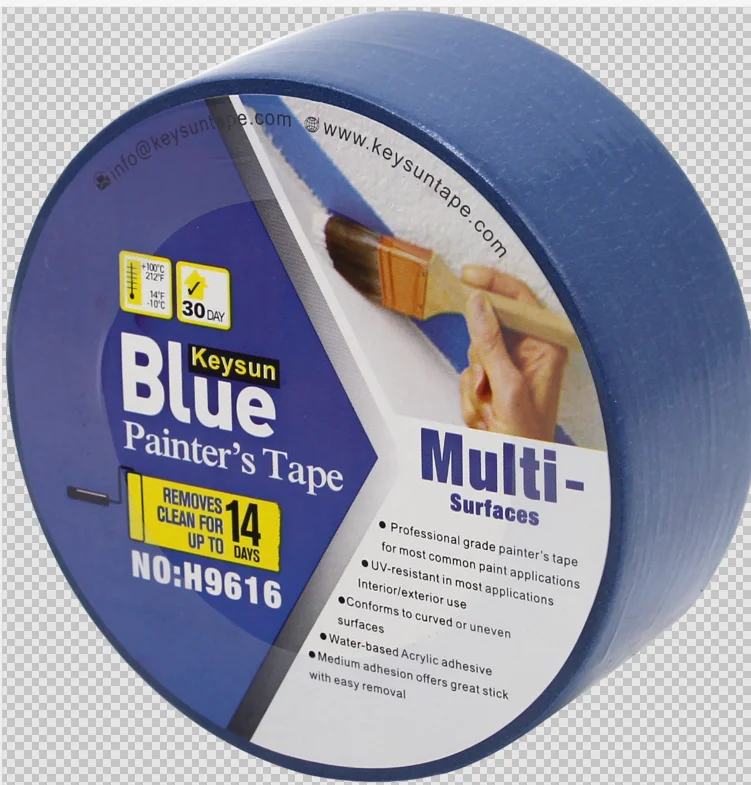 Keysun  amazon branded tape blue uv painters masking tape