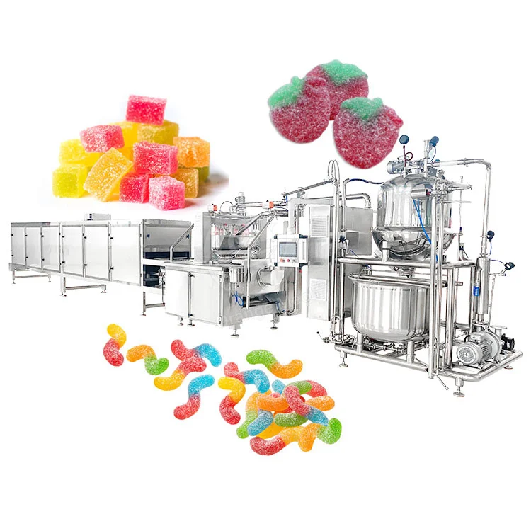ORME Automatic Starch Mogul Jelly Bean Machine 3D Soft Candy Make Plant Starch Gummy Production Line