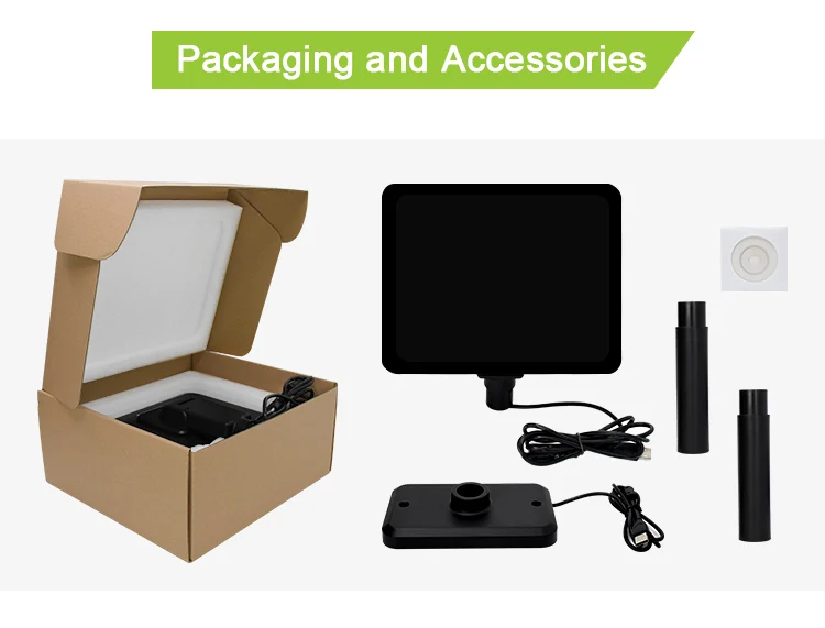 Adjustable High Stand Lcd True Flat 9.7 Inches Pos Monitor Customer Display With 75*75mm Vesa Mount Pos Pole Displays