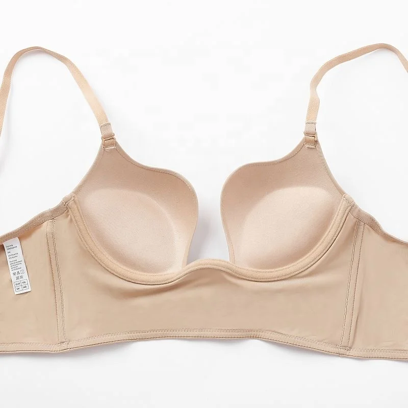 Hot Sale Cross Beauty Back Low Cut Ladies Bra Push Up Sexy Women Seamless Bra