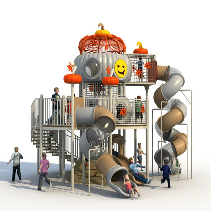 Hot Sale Outdoor Timber Playground Equipment-Wooden Backyard Playground Set with Garden Tower for Residential Use