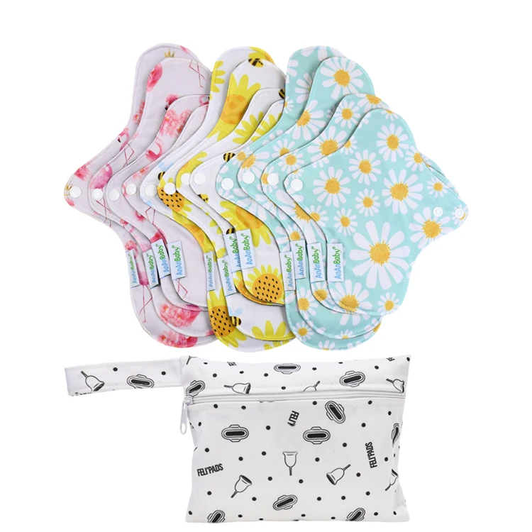 Low Moq Sanitary Pad Suppliers Reusable  Wholesale Waterproof Sanitary Pads For Swimming Softcare Sanitary Pads