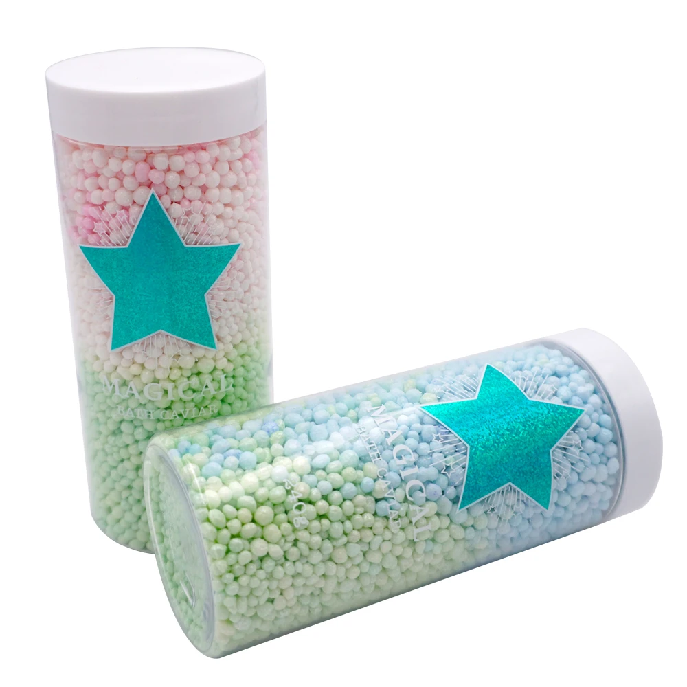 Custom Label Wholesale Relaxation Bath Oil Beads Natural Ingrendents Moisturizing Spa Skin Care Formula Bath Caviar