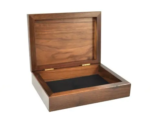 
OEM Factory Price Lacquer Walnut Wood Box For Gift Packaging 