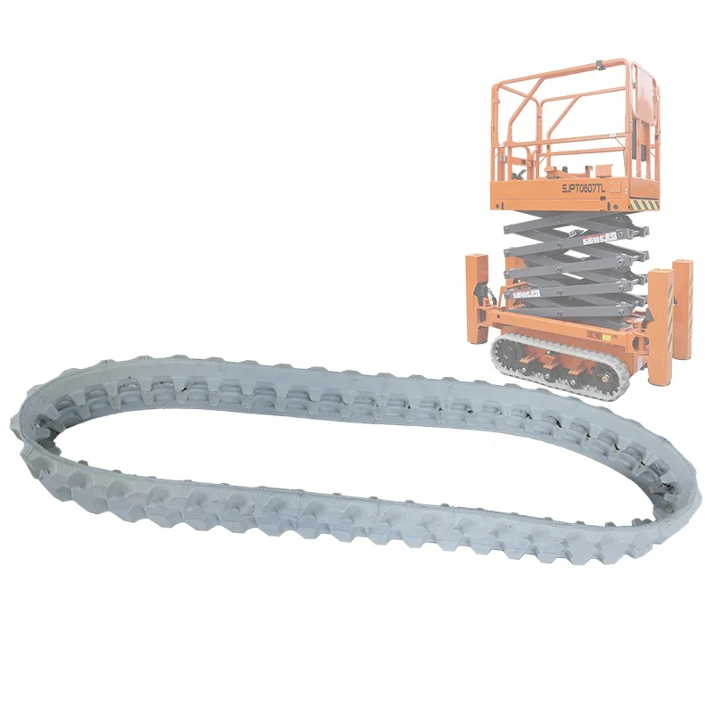 Rubber track 150X75X42 is used for tracked aerial work vehicles parts