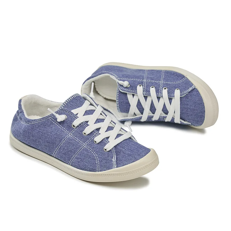 
Cowinner 2020 Solid Sneaker For Woman Canvas Shoes Lace Up Walking Shoes Sneaker 