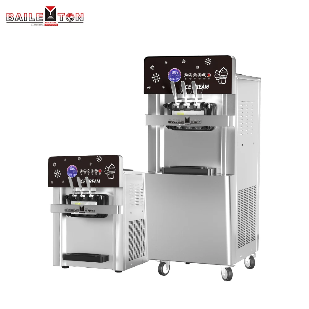 wholesale Commerclal  industrial soft serve Ice Cream and icy Machine  for small business ice cream maker