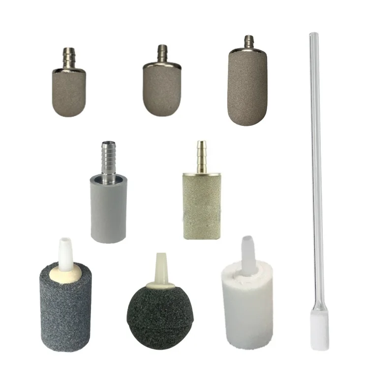 Ozone Accessories Glass Titanium Ozone Mixing Diffuser Air Stone Bubbler For Ozone Oil or Water