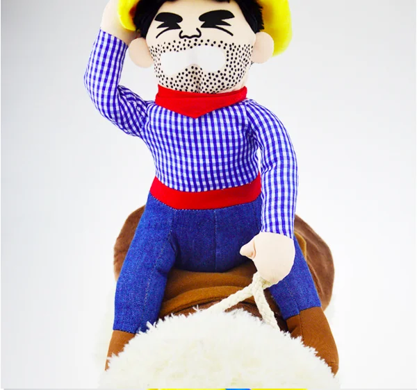 Dog clothes cat pet supplies pet riding equipment dress Halloween funny small medium dog leotard coat clothes role play